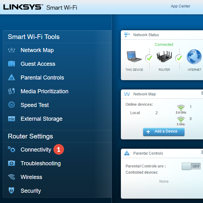 linksys connect setup software for mac