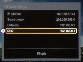 WD TV Smart DNS Setup: Step 8