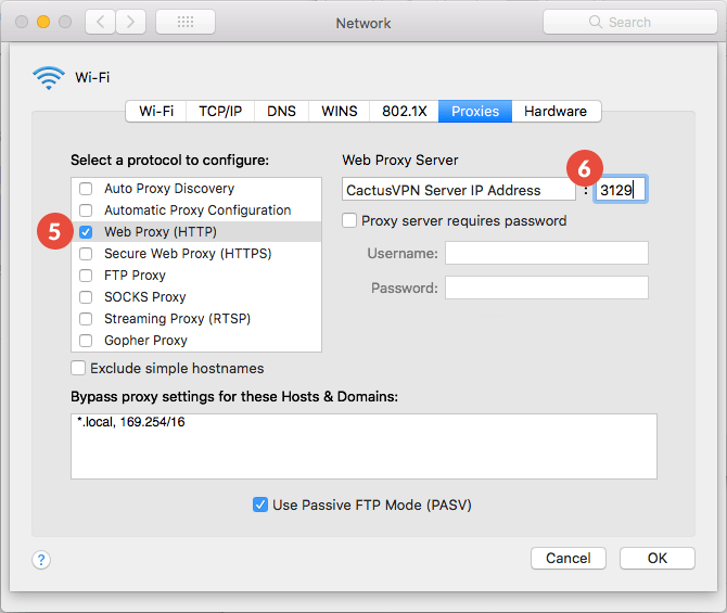 setting up a vpn proxy server for my mac