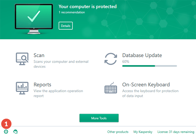How files scanning in Kaspersky Antivirus - CactusVPN