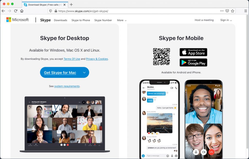 download skype free for mac